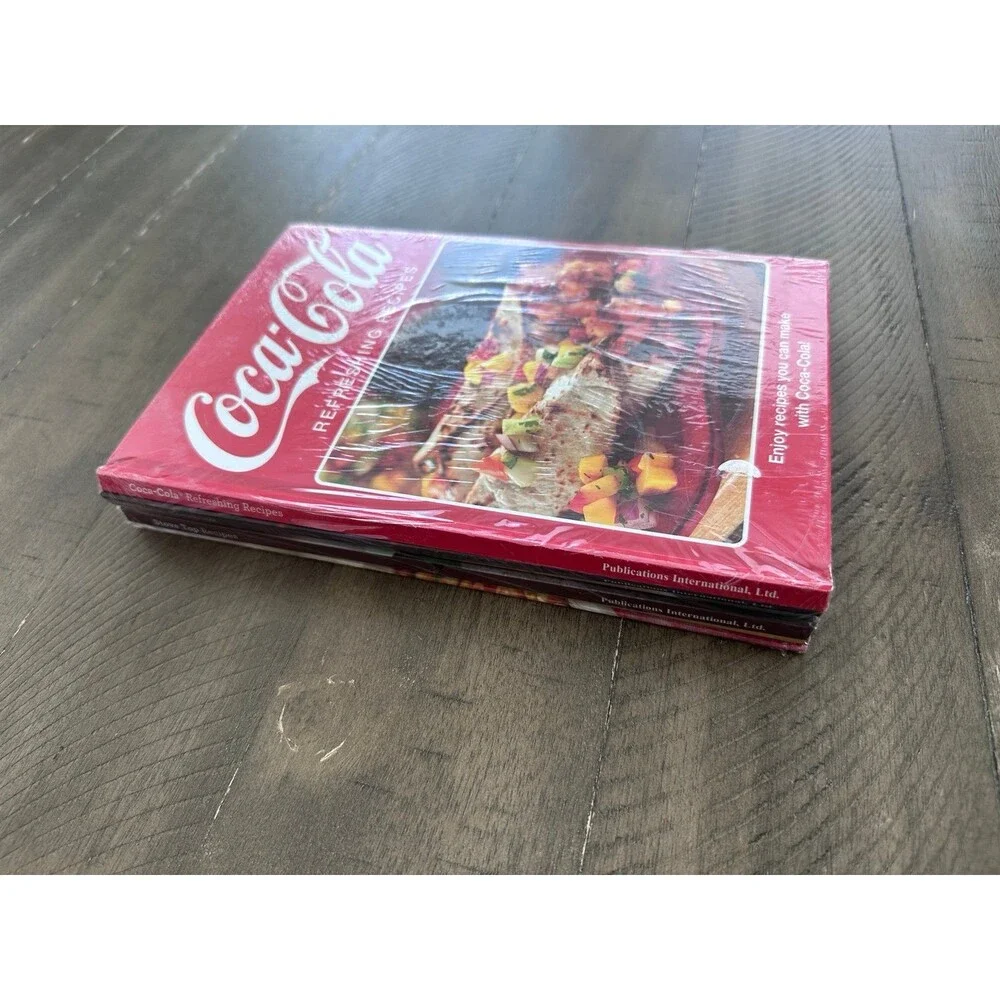 Brand Name Recipe Hardcover Cookbook Lot 5 Coca-Cola Velveeta Campbell's Kraft